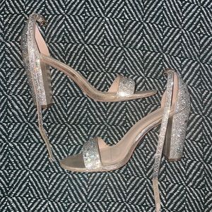 Womens De Blossom Sparkly Heels